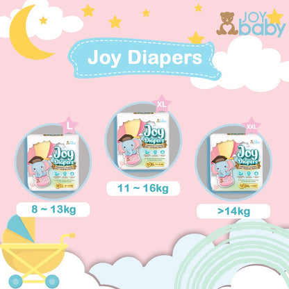 [Wholesale] Joybaby Soft Thin and Breathable Diapers Dry Pants Standard (L/XL/XXL/XXXL), Tape(S/M)