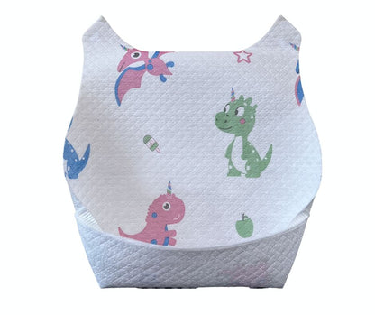 UNISAUR Waterproof Disposal Baby Bibs 20 Pcs able to hold 3kg absorb 100ml of water.