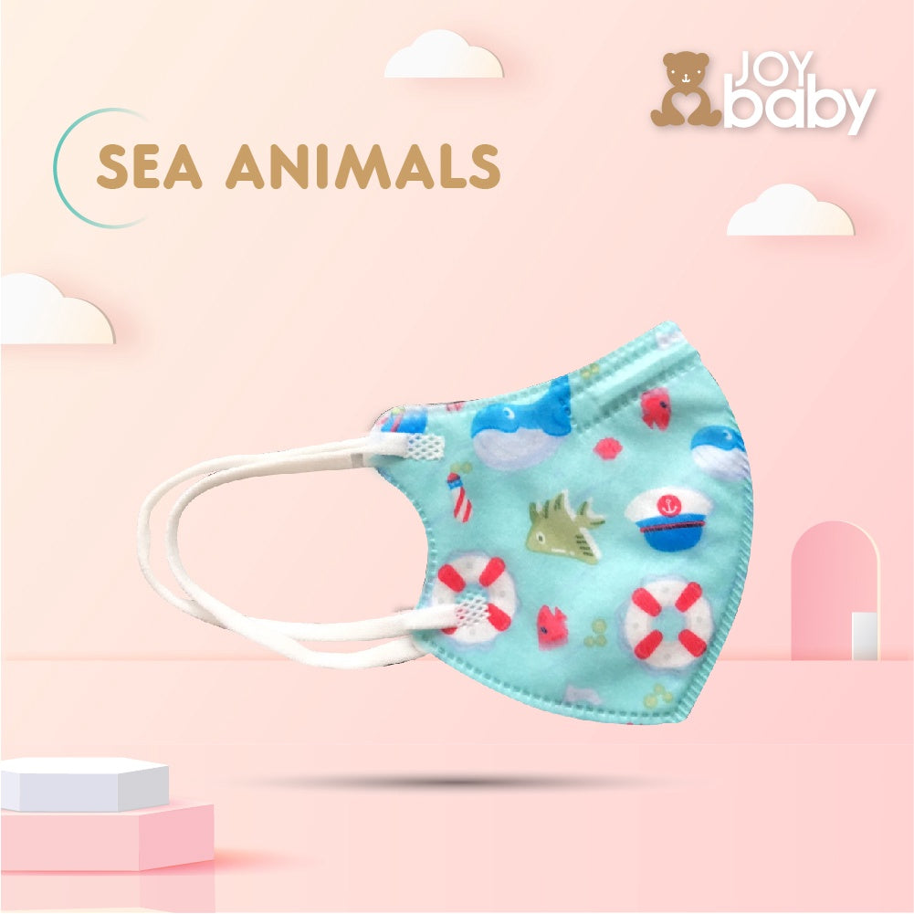 [BUY 2 & ABOVE FOR WHOLESALE PRICE] Joybaby 3D baby/kids/children disposable mask (4PLY)(50pcs)(99.5% BFE & 99% FPE)isr