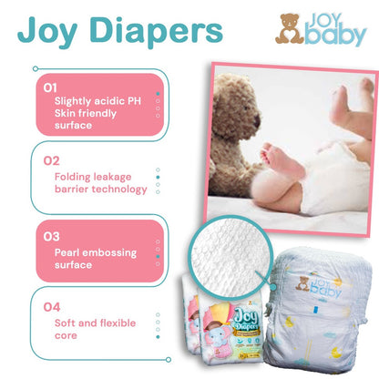 [Wholesale] Joybaby Soft Thin and Breathable Diapers Dry Pants Standard (L/XL/XXL/XXXL), Tape(S/M)