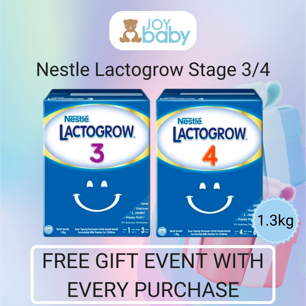 [Wholesale][NEW PACKAGING] Nestle Lactogrow Milk Formula (1.2kg refill)(Stage 3/4)