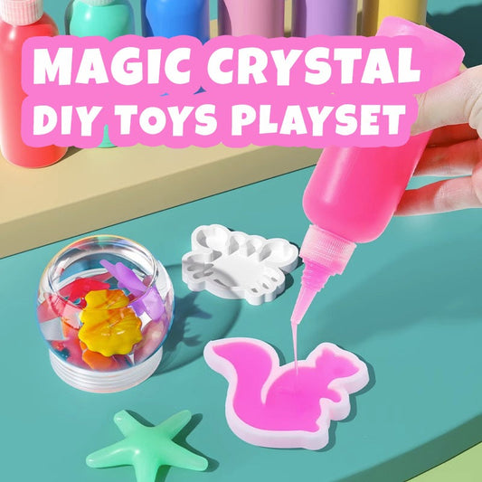Magical crystal spirit DIY toy playset