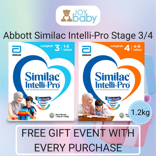 [Free Gift Event] Similac Intelli-pro renamed from Similac Gain IQ (1.2kg)(Stage 3/4)