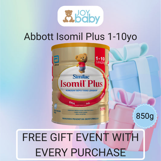 [Free Gift Event] Isomil Plus Milk Formula (1-10 yo)(850g)