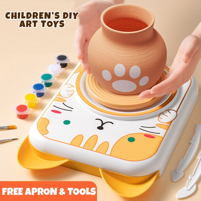 Luxury Model Soft Clay Maker with 2-Speed Power  [10 clay + tools + paint + apron]