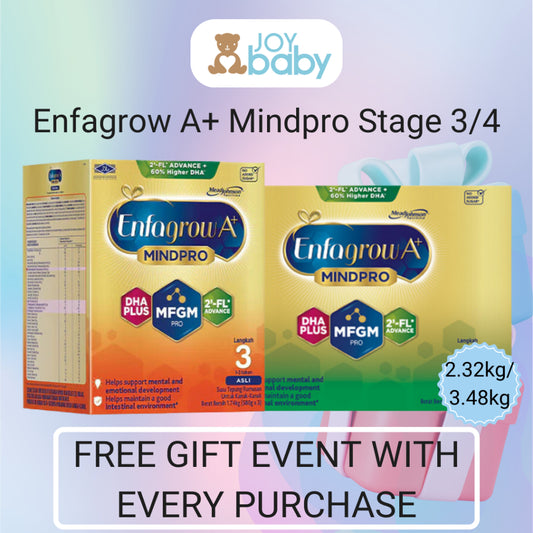 [Free Gift Event] Enfagrow A+ Mindpro Milk Formula (Stage 3/ Stage 4)(2.32/3.48kg)